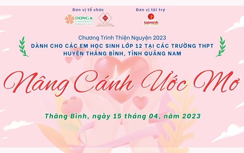 Chương trình Thiện nguyện 2023: NÂNG CÁNH ƯỚC MƠ